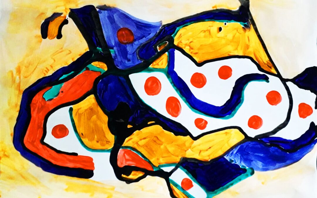 Gravitacijski crtež i Mondrian