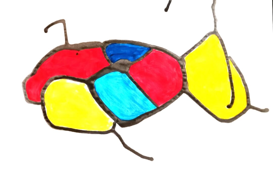 Gravitacijski crtež i Mondrian